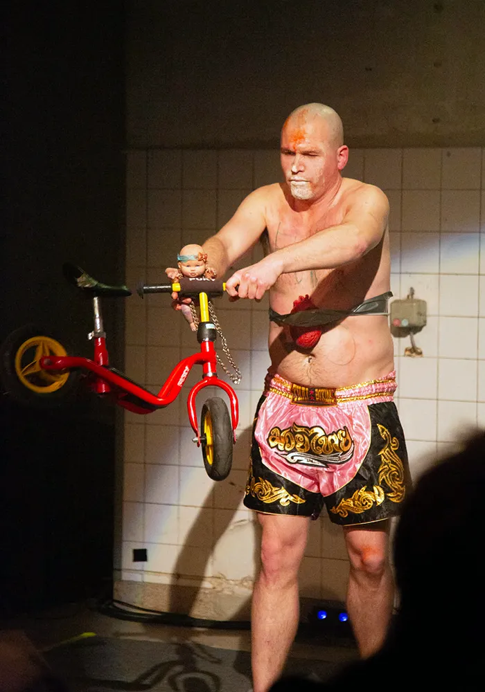 Photo of Piotr during the Show Furioso - Man looking for trouble